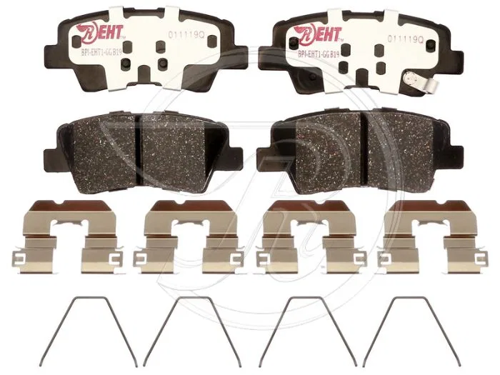 EHT1848H – R/M BRAKES Brake Pad, OE Replacement Hybrid Technology 0.583 Inch Thickness With Mounting Hardware